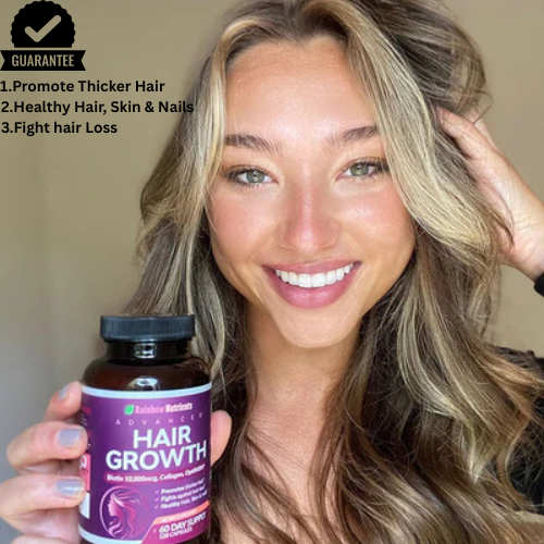 Rainbow Nutrients Radiant Hair Growth: Glow & Grow Formula
