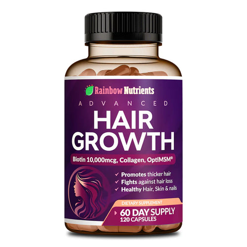 Rainbow Nutrients Radiant Hair Growth: Glow & Grow Formula