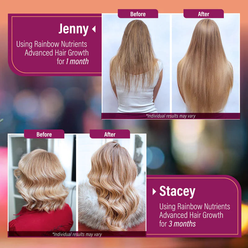 Rainbow Nutrients Radiant Hair Growth: Glow & Grow Formula